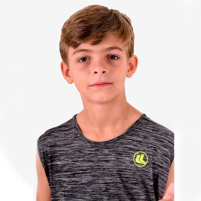 Camiseta Regata Esporte Legal Machão Plank - Infantil - Foto 4
