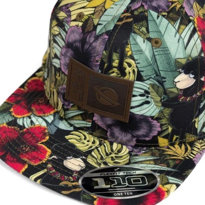 Boné Aba Reta Lost Fitão Adão e Eva Floral - Strapback - Adulto - Foto 3