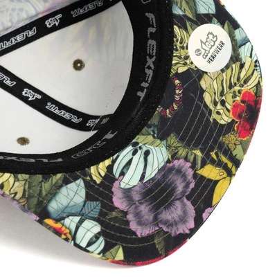 Boné Aba Reta Lost Fitão Adão e Eva Floral - Strapback - Adulto - Foto 4