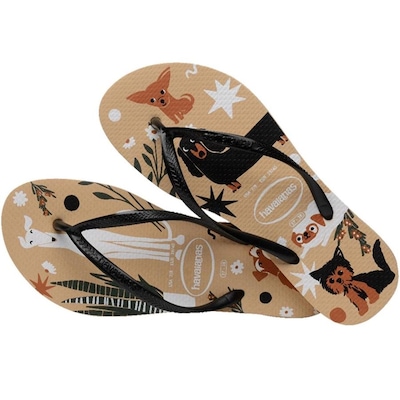 Chinelo Havaianas Slim Pets - Feminino - Foto 4