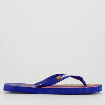 Chinelo Barcelona Stripes Blue - Masculino - Foto 4