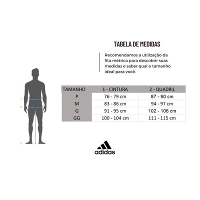 Sunga Boxer Adidas 3 Listras Lateral Larga - Masculina - Foto 4