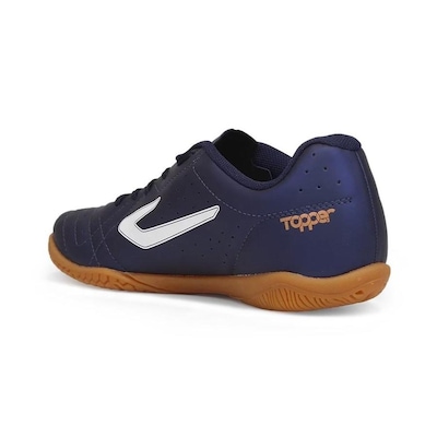 Chuteira Futsal Topper Boleiro V + 1 Par de Meiões Color Sports - Adulto - Foto 4