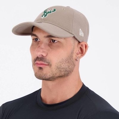 Boné Aba Curva New Era Nba Milwaukee Bucks 920 - Strapback - Adulto - Foto 3