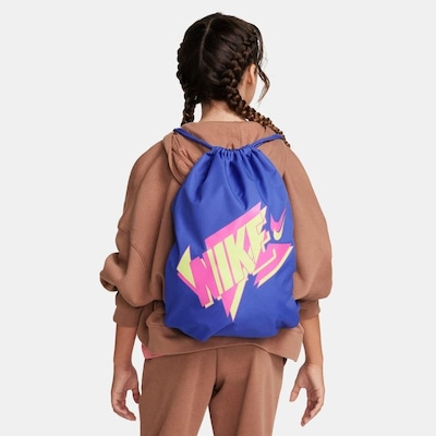 Sacola Gym Sack Nike Drawstring - Infantil - Foto 1