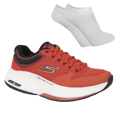 Tênis Skechers Go Walk Distance + 1 Par de Meias - Masculino - Foto 1