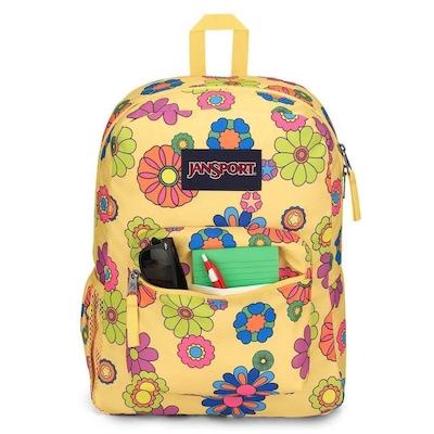 Mochila Jansport Cross Town Power To The Flower - 26 Litros - Foto 5
