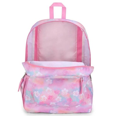 Mochila Jansport Cross Town Neon Daisy - 26 Litros - Foto 5