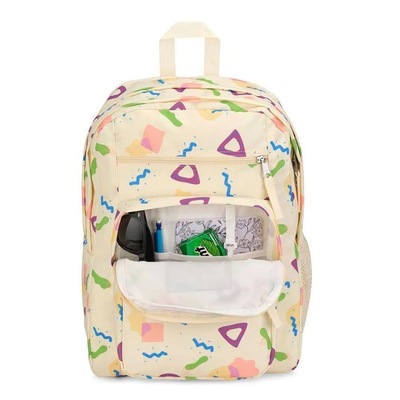 Mochila Jansport Big Student Memphis Moon Neon - 34 Litros - Foto 6