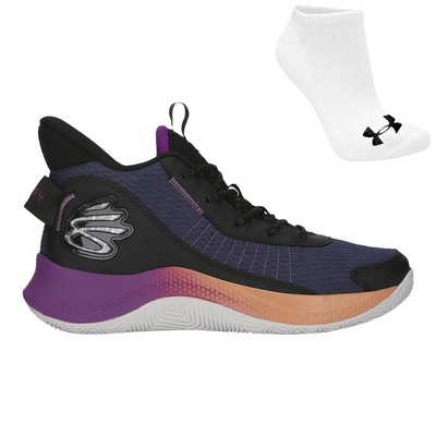 Tênis Under Armour Charged Curry 3Z7 + Par de Meia - Masculino - Foto 1
