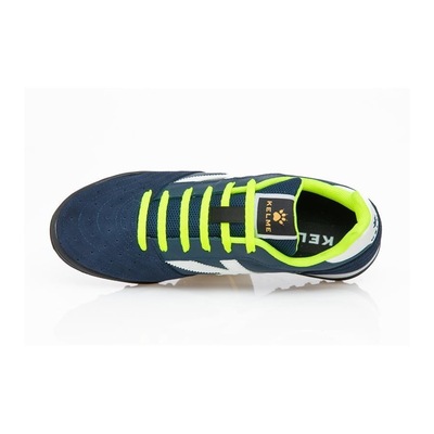 Chuteira Society Kelme Elite Couro Tf - Adulto - Foto 4