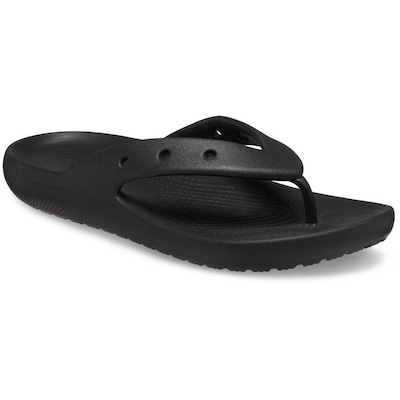 Chinelo Crocs Classic Flip V10 Black - Unissex - Foto 2