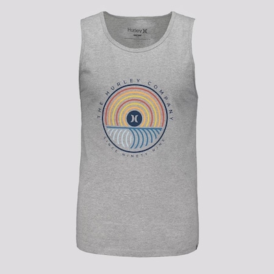 Camiseta Regata Hurley Multi Circle - Masculina - Foto 1