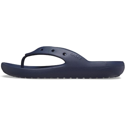 Chinelo Crocs Classic Flip V10 Navy - Unissex - Foto 3