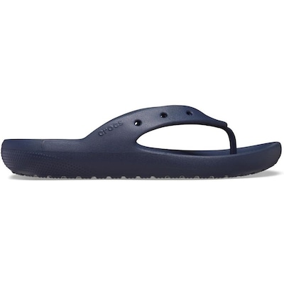 Chinelo Crocs Classic Flip V10 Navy - Unissex - Foto 1