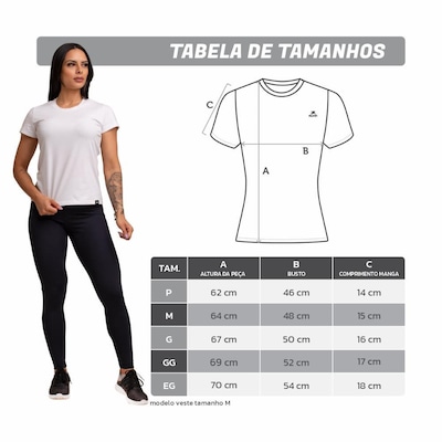 Camiseta Algodão Sportswear Muvin - Feminina - Foto 3