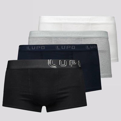 Kit Cuecas Lupo Sortidas - 4 Unidades - Adulto - Foto 1