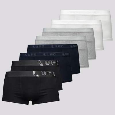 Kit Cuecas Lupo Sunga - 8 Unidades - Adulto - Foto 1