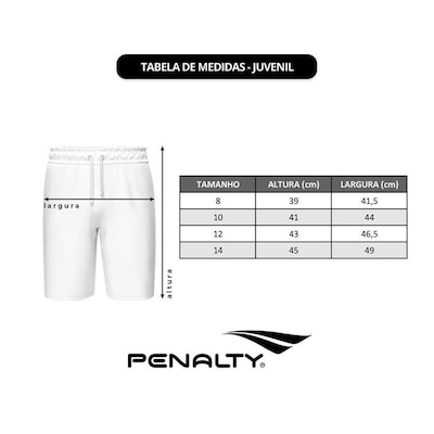 Camiseta Penalty X + Calção Penalty X - Infantil - Foto 3