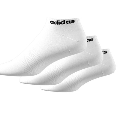 Meia adidas Logo Linear Ankle - 3 Pares - Unissex - Foto 2