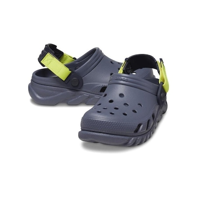 Sandália Crocs Duet Maxx II Clog K Storm - Unissex - Foto 4