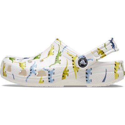 Sandália Crocs Classic Character Print Clog T Dinosaur - Unissex - Foto 3