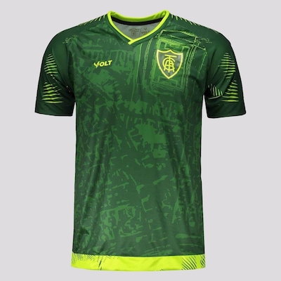 Camisa América Mineiro Volt Aquecimento 2024 - Masculina - Foto 1