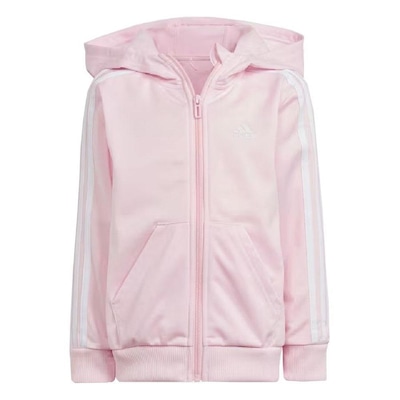 Agasalho com Capuz adidas Lk 3S Shiny Ts - Infantil - Foto 3