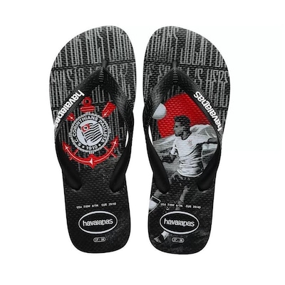 Chinelo Havaianas Corinthians T Times Fc - Masculina - Foto 1