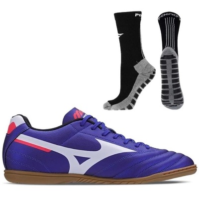 Chuteira Futsal Mizuno Morelia Club + Meia Antiderrapante - Adulto - Foto 1