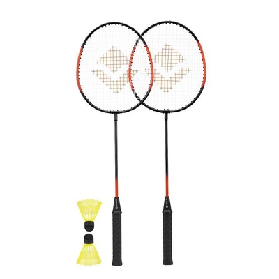 Kit Badminton Vollo Completo 2 Raquetes e 2 Petecas - Foto 1