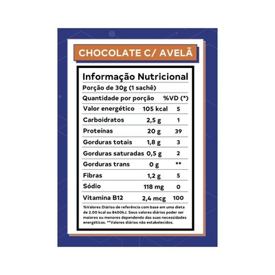 Sachê Proteína Prot Dobro Chocolate Com Avelã - 10X30G - Foto 3