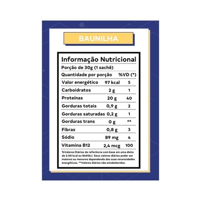 Sachê Proteína Prot Dobro Baunilha - 10X30G - Foto 2