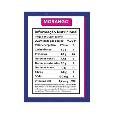 Sachê Proteína Prot Dobro Morango - 10X30G - Foto 2