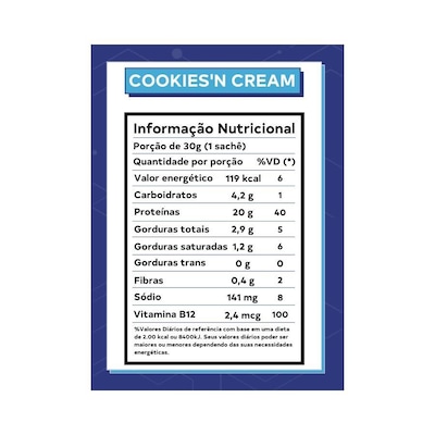 Sachê Proteína Prot Dobro Cookies - 10X30G - Foto 3
