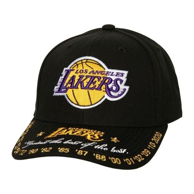Boné Mitchell & Ness Nba Against The Best Pro Snapback Los Angeles Lakers Preto - Mitchell & Ness - Foto 1