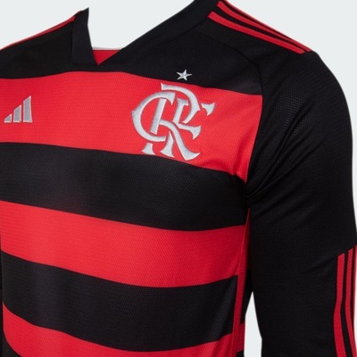 Camisa 1 Flamengo I Manga Longa 24/25 adidas - Masculina - Foto 5