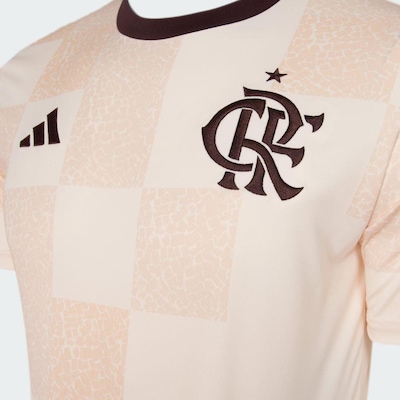 Camisa do Flamengo adidas Pré Jogo 24/25 - Masculina - Foto 4