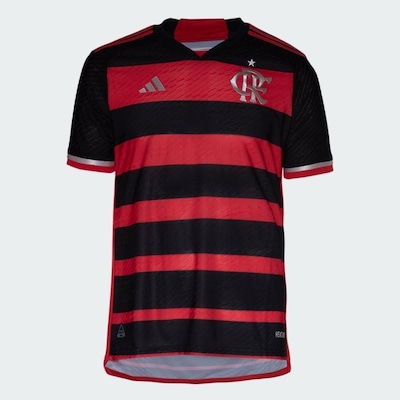 Camisa 1 do Flamengo Authentic 24/25 adidas - Masculina - Foto 2
