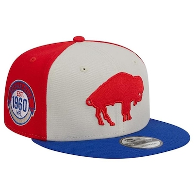Boné Aba Reta New Era 950 Buffalo Bills Sideline Histórico - Snapback - Adulto - Foto 4