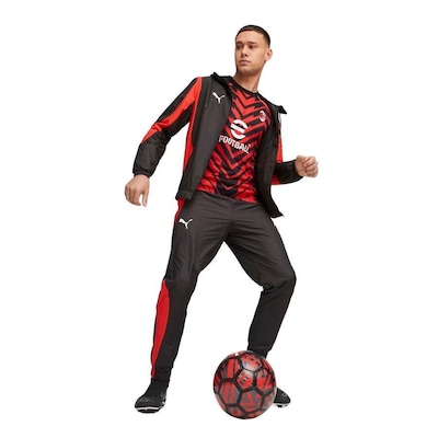 Jaqueta com Capuz Ac Milan 23 Puma Pré-Jogo - Masculina - Foto 3