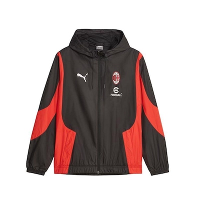 Jaqueta com Capuz Ac Milan 23 Puma Pré-Jogo - Masculina - Foto 1