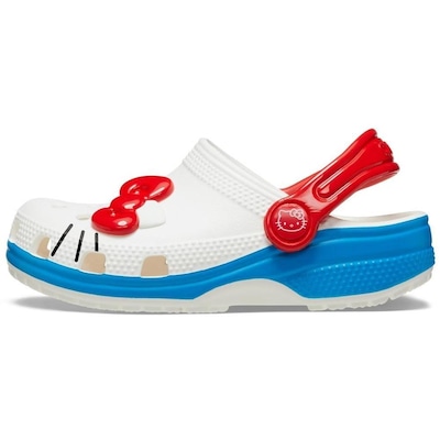 Sandália Crocs Hello Kitty Iam Classic Clog T - Infantil - Foto 3