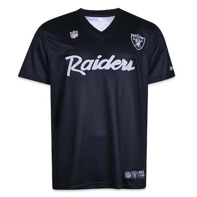 Camiseta Jersey New Era Las Vegas Raiders Core - Masculina - Foto 1