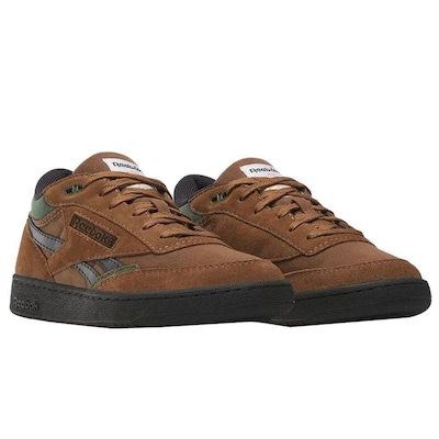 Tênis Reebok Club C Mid Ii Revenge Masculino Marrom - Foto 4