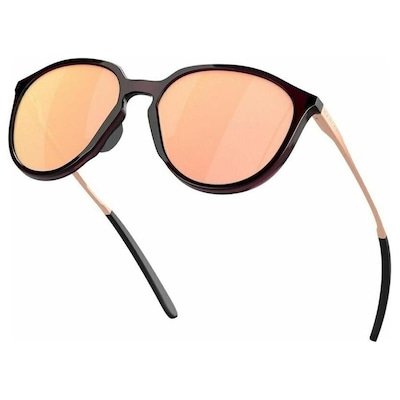 Óculos de Sol Unissex Oakley Sielo Crystal Raspberry Prizm - Foto 6