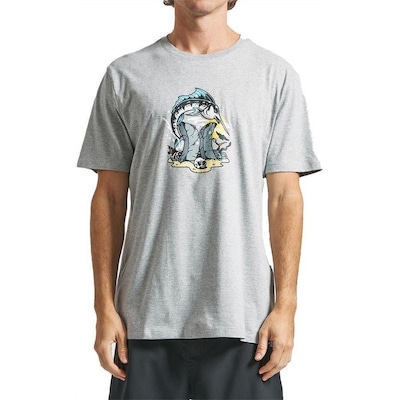 Camiseta Hurley Bedrock Sm24 - Masculina - Foto 1