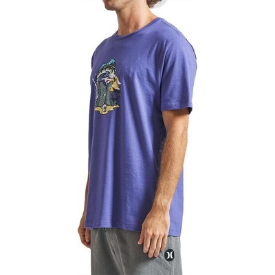 Camiseta Hurley Bedrock Sm24 - Masculina - Foto 3
