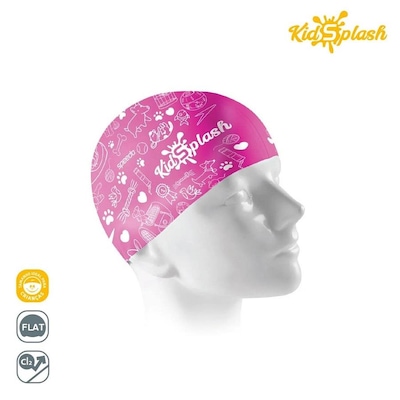 Touca de Natação de Silicone Estampa Pet Kidsplash - Infantil - Foto 2