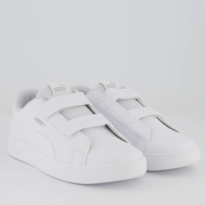 Tênis Puma Rickie Classic V Ps Infantil All White - Foto 2